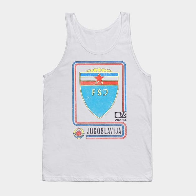 Yugoslavia / Vintage 70s Football Fan Tank Top by DankFutura